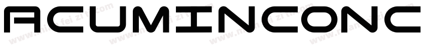 acuminconcep regular字体转换
